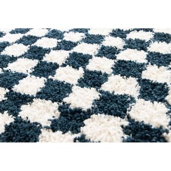 Barrile Chequered Machine Woven Area Rug, 10 of 10