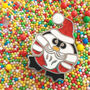 Santa Penguin Enamel Christmas Pin, thumbnail 1 of 11