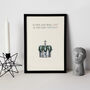 Queen Quote Print With ‘Real Life Or Fantasy’ Lyrics, thumbnail 3 of 6