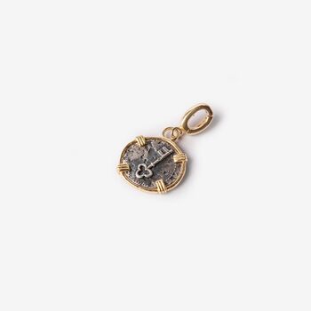 Janus Silver Coin Clip On Pendant, 2 of 6