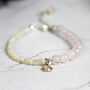 Opal And Rose Quartz Charm Bracelet, thumbnail 5 of 8