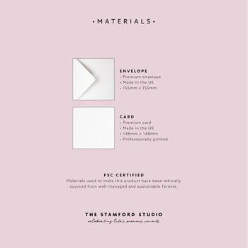 Personalised Pink Birthday Card With Name Modern Striped Design, 3 of 4