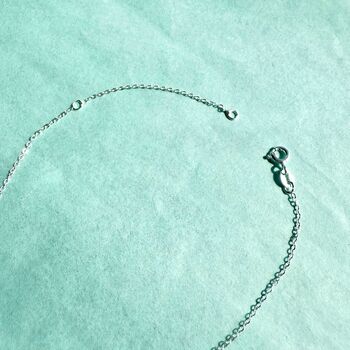 Emerald Reef Large Drop Sterling Silver Pendant, 3 of 5
