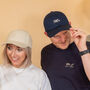 Mr And Mrs Embroidered Cap Set, thumbnail 3 of 4