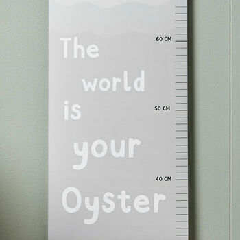 Personalised Noah's Ark Height Chart Christening Gift, 5 of 5