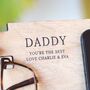 Personalised Daddy Wooden Accessory Stand, thumbnail 3 of 3