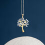 Mixed 9ct Gold Tree Of Life Necklace, thumbnail 2 of 12