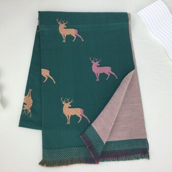 Winter Stag Scarf, 6 of 9