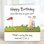 Golf Birthday Card For Husband, thumbnail 1 of 2