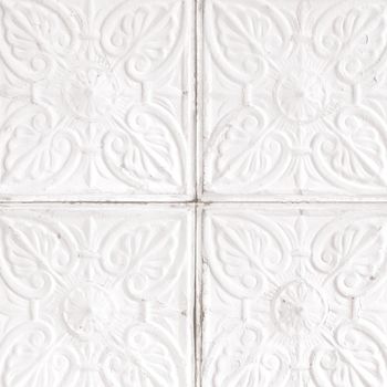 Tin Tile In White Wallpaper, 3 of 4