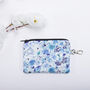 Tiny Florals Silk Zipped Pouch Bag, thumbnail 4 of 7