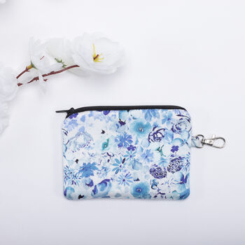 Tiny Florals Silk Zipped Pouch Bag, 4 of 7