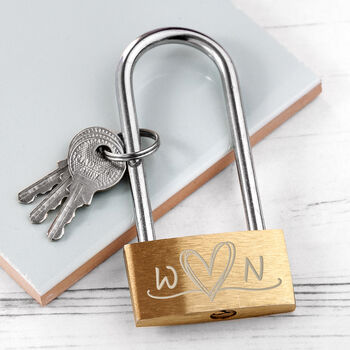 Personalised Couples' Padlock, 3 of 5