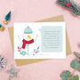 Personalised Snowman Scratch Card, thumbnail 3 of 9