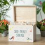 British Garden Birds Seed Packet Storage Box, thumbnail 1 of 3