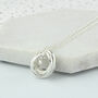 60th Birthday Sterling Silver Ring Necklace, thumbnail 2 of 6