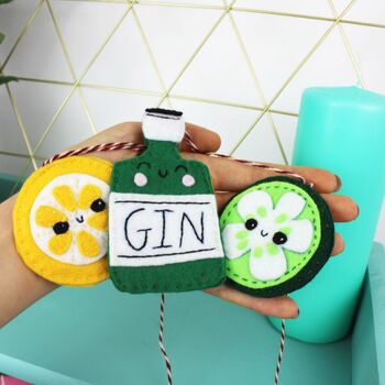 Gin Mini Bunting Craft Kit, 9 of 12