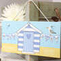 Personalised Family Beach Hut Canvas Sign, thumbnail 9 of 11