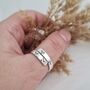 Adjustable Sterling Silver Wishes Wrap Ring, thumbnail 2 of 8