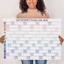 Personalised 2025 Wall Planner A2 Or A1 Calendar, thumbnail 1 of 4