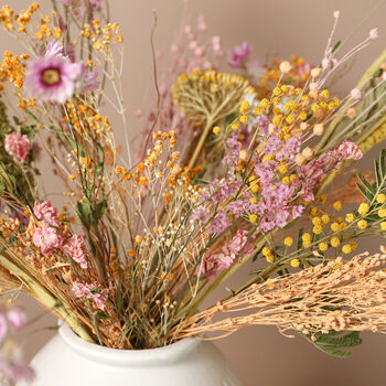 Spring Meadow Dried Flower Bouquet, 4 of 7