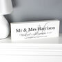 Personalised Family Initial Wooden Block Sign, thumbnail 3 of 4