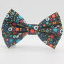 Multicoloured Floral Dog Bow Tie, thumbnail 2 of 8