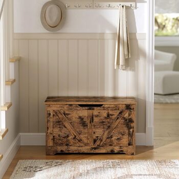 Storage Chest And Blanket Box With Safety Hinges, 2 of 11