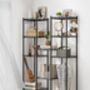 Five Tier Bathroom Storage Rack With Hooks, thumbnail 7 of 9