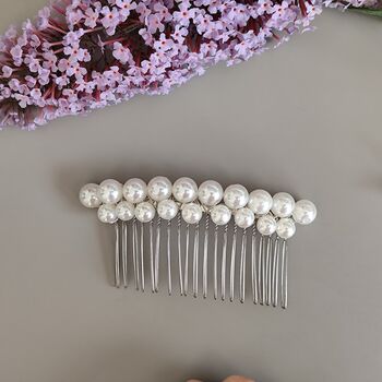 Pearl Bridal Hair Comb For Weddings, 2 of 13