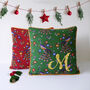 Personalised Quality Cotton Floral Cushion, thumbnail 3 of 9