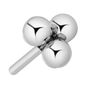 Sterling Silver Heart Labret Earring, thumbnail 10 of 12