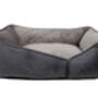 Geometric Comfort Neutral Pet Sofa Bed Large, thumbnail 1 of 2