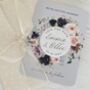 Vintage Floral Personalised Save The Date Magnet Card, thumbnail 2 of 2