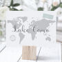 Personalised Destination Map Table Name Cards, thumbnail 1 of 3