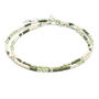 Peridot And Sterling Silver Beaded Layered Wrap Bracelet, thumbnail 2 of 2