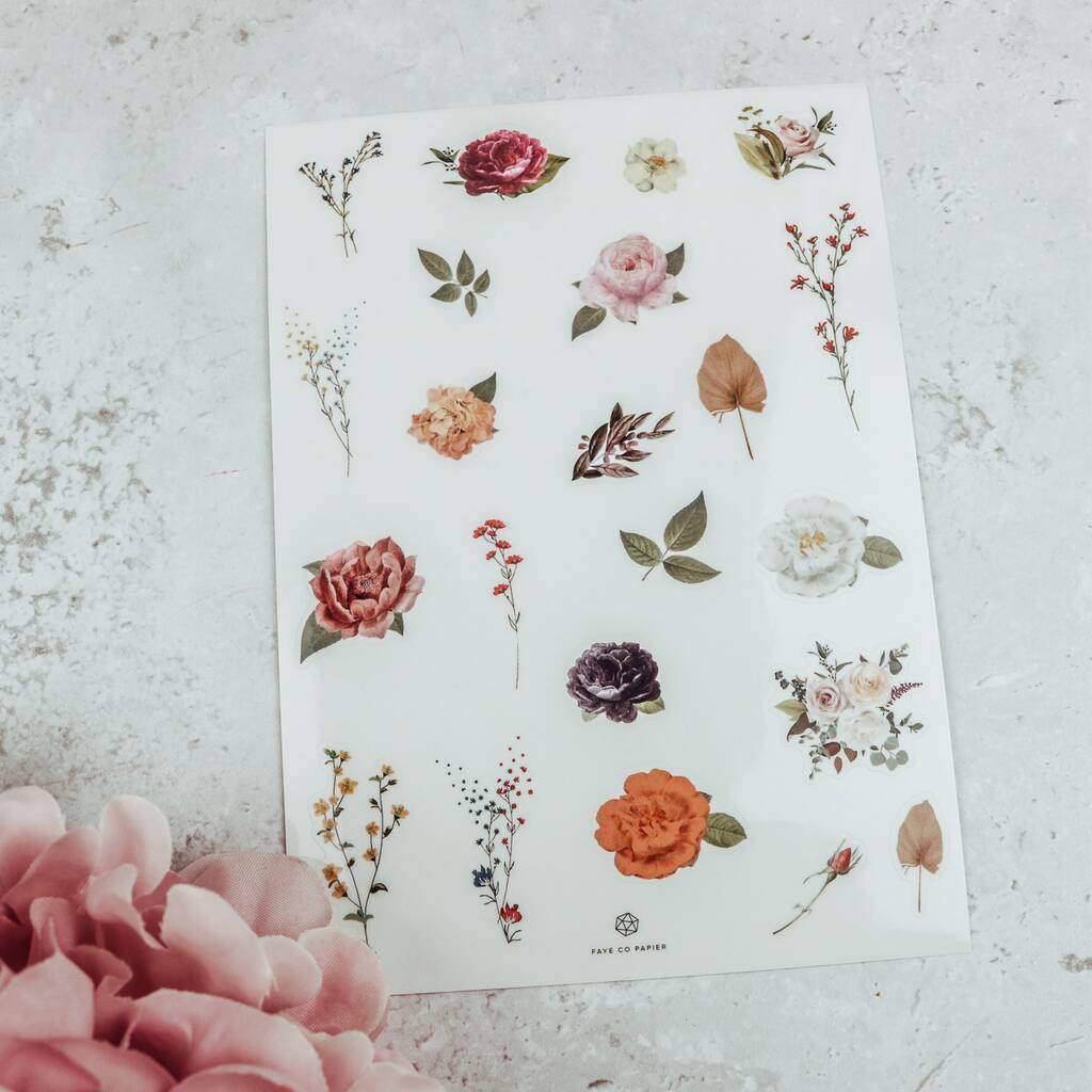 minimalist decorative stickers for planners journals by faye co papier