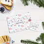Christmas Festive Themed Placemat Set Personalised, thumbnail 1 of 4
