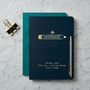Personalised Gold Foil Teacher Notebook, thumbnail 1 of 6