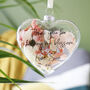 Personalised Flower Filled Hanging Decoration For Mum, thumbnail 4 of 4