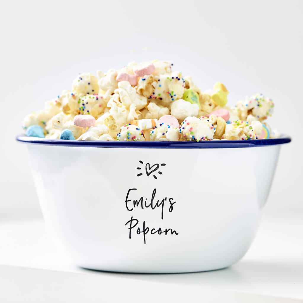 Children's Personalised Popcorn Bowl, 1 of 7