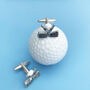Golf Club And Ball Cufflinks, thumbnail 1 of 3