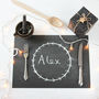 Chalkboard Christmas Dinner Placemat Sheets, thumbnail 1 of 8