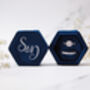 Personalised Wedding Ring Box With Initials, thumbnail 4 of 11