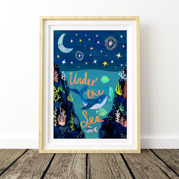 Under The Sea Nursery Print, 4 of 10