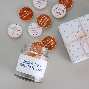 Personalised Couples Date Ideas Jar, 4 of 12