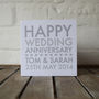 Personalised Wedding Anniversary Card, thumbnail 3 of 3
