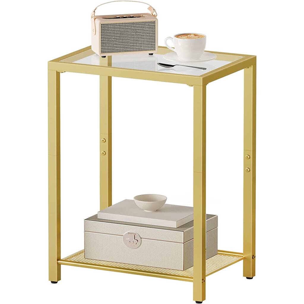 Gold Side Table Bed Side Table Glass Sofa Side Table By Momentum
