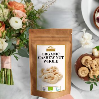 Ausha Great Taste Award Organic Whole Cashew Nuts 500g, 2 of 12