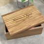 Personalised Oak Memory Box, thumbnail 10 of 12